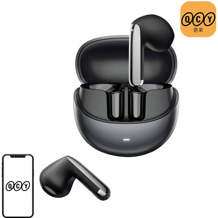 QCY AilyBuds Pro HT10 Pro (ANC, 4 h, Senza fili), Cuffie, Nero