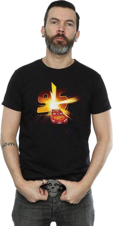 Immagine prodotto Disney Cars Lightning McQueen Burst Maglietta Uomo (M)