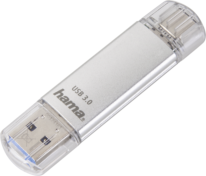 Hama C-Laeta (128 GB, USB-A, USB-C, USB 3.0)