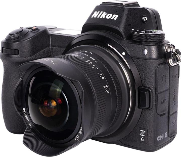 Productafbeelding 7artisans Vaste brandpuntsafstand 7,5 mm F2,8 Fisheye Mark II (Nikon Z, APS-C / DX)