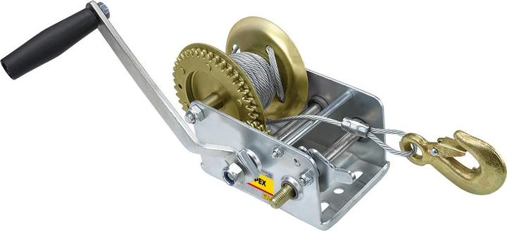 Produktbild Topex Seilwinde mit Ratschenbremse 0,55 t, Seil 10 m