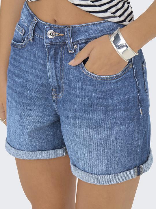 Produktbild Only ONLSILJA Normal geschnitten Jeans-Shorts Jeans-Shorts (XL)