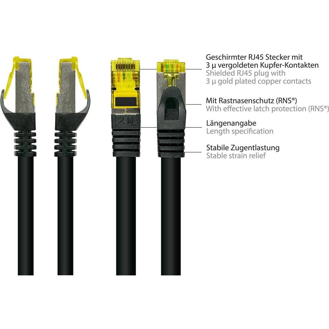 Thumbnail - Good Connections Patch-Kabel (PiMF, SFTP, CAT7, 15 m), Netzwerkkabel