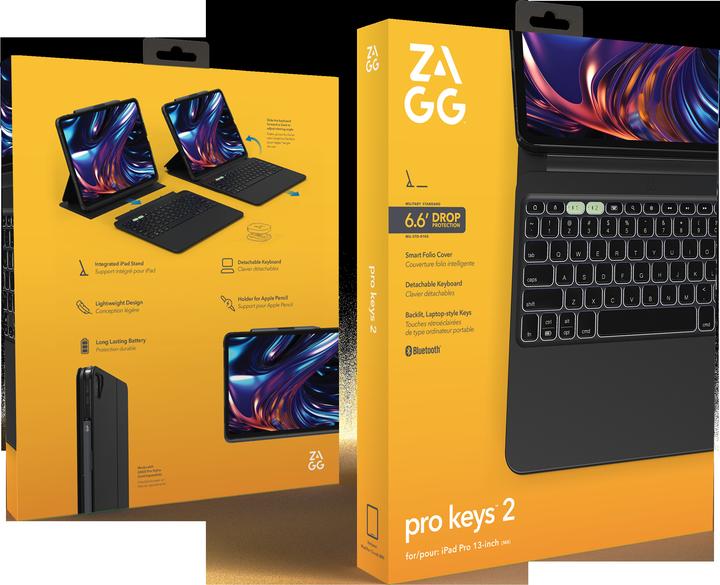 Produktbild Zagg KB ProKey 2 iPad Pro 13 M4 Bl Germa (103414678) (DE)