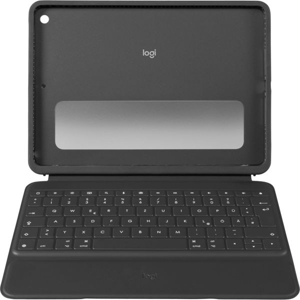 Actual product image Logitech rugged folio (DE, iPad 2019 (7th gene), iPad 2020 (8. Gen), iPad 2021 (9th Gen))