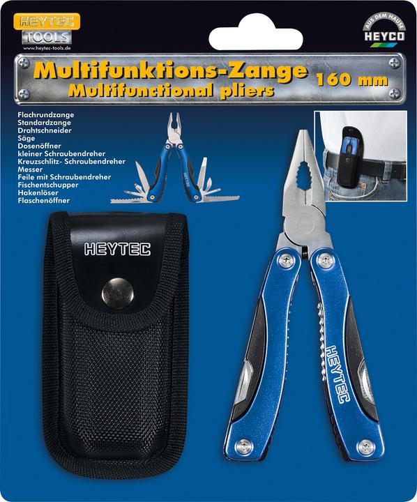 Actual product image HEYTEC Multifunctional pliers with belt pouch 160 mm (160 mm)