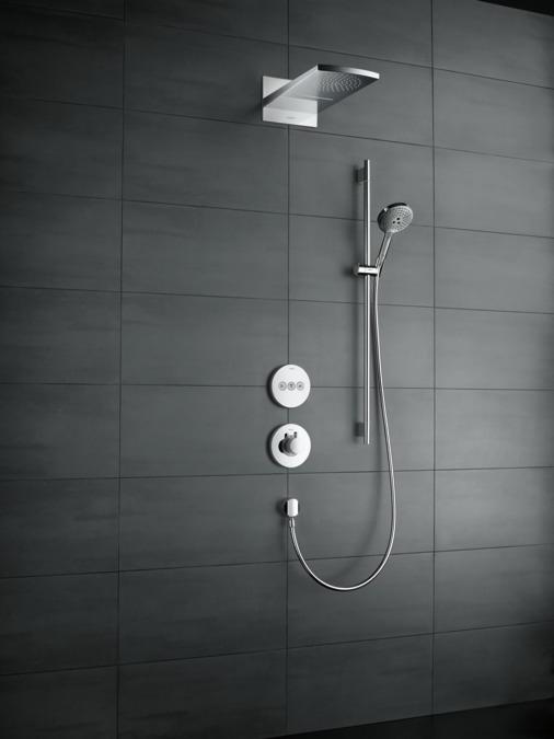Productafbeelding hansgrohe HG doucheset RAINDANCE SELECT S 120 Bsta Unica Comfort 900mm wit/chroom (3 Typen balken, 16 l/min)