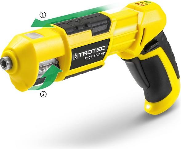 Immagine prodotto Trotec Trapano avvitatore a batteria PSCS 11-3.6V, Nome: Rosso. per trapano. PSCS 11-3.6V (Batteria ricaricabile)