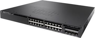 Actual product image Cisco Catalyst 3650-24TS-E - Switch - L3 (24 Ports)