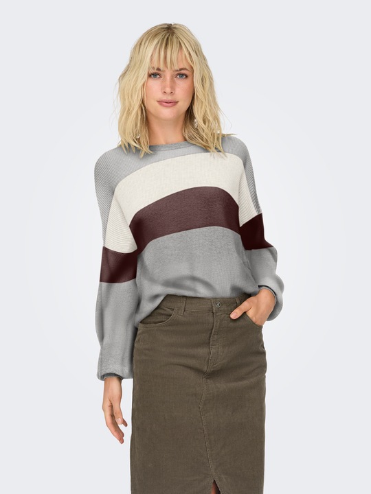 Image du produit Only Onlatia L/S Stripe Pullover Knt Noos (XS)