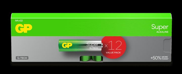 Actual product image GP Batteries BATTERIES SUPER ALKALINE AA 1.5V 12PCE (12 pcs., AA)