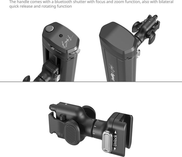 Produktbild SmallRig 4596 x Brandon Li All in One Mobile Video Kit Full Quick Release Co design Edition (Cage, Cage Zubehör, Griff)
