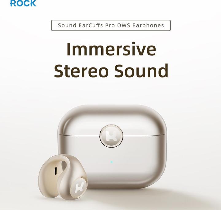 Produktbild Rock Bluetooth-Kopfhörer OWS Sound EarCuffs Pro schwarz (DNC, 6 h, Kabellos)