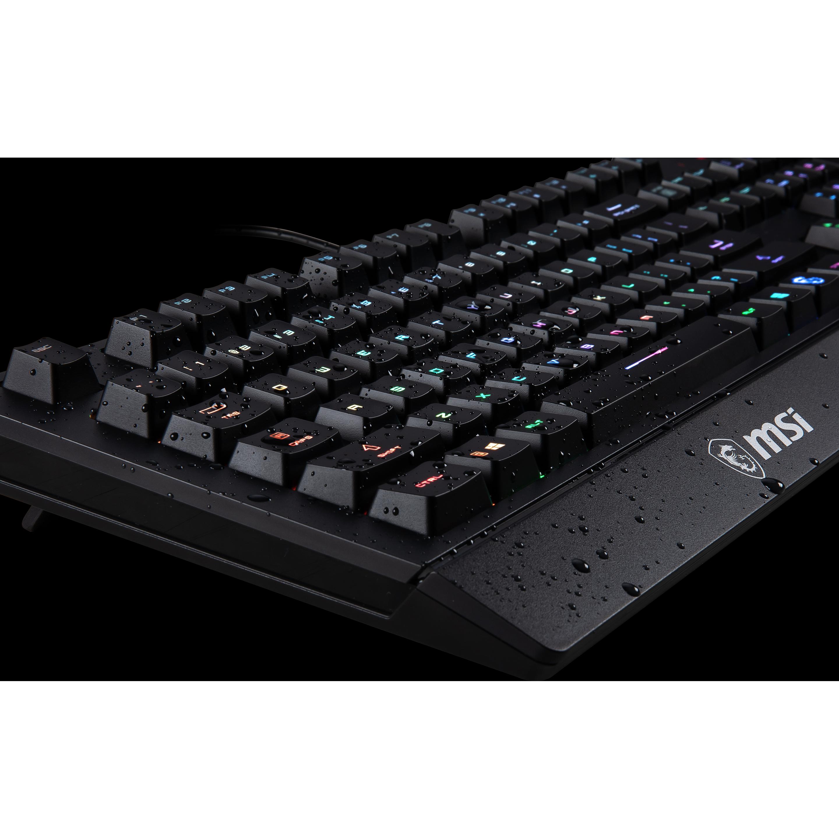 Thumbnail - MSI Vigor GK20 (DE, Kabelgebunden), Tastatur, Schwarz