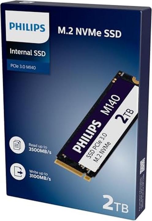 Image du produit Philips Internal SSD M.2 2TB 2280 R/W 3500/2800 (2000 Go, M.2 2280)