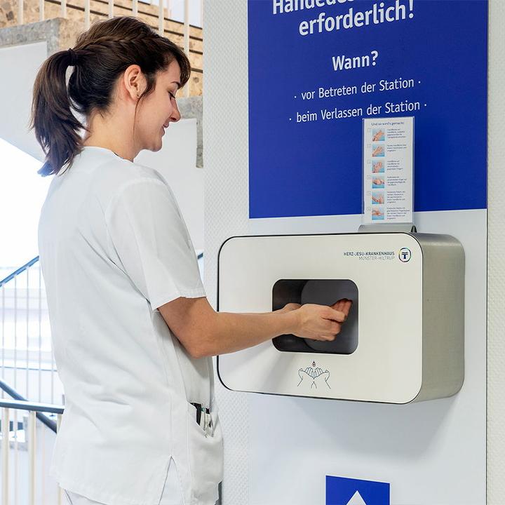 Immagine prodotto Ophardt Stazione di disinfezione Praesidio con sensore Erogatore di disinfettante 1000ml