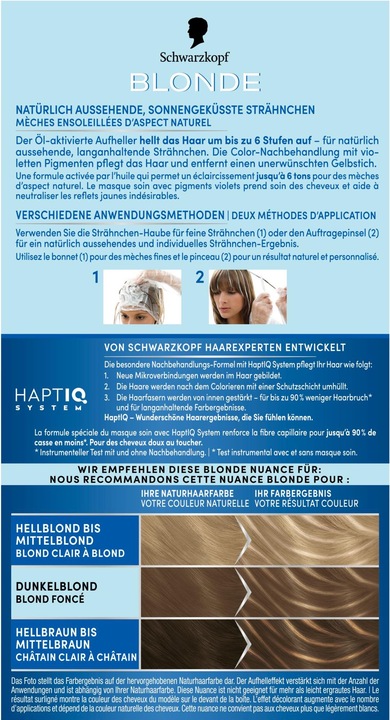 Actual product image Schwarzkopf Super highlights M1 (M1 Super highlights)