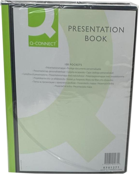 Produktbild Q-Connect Sichtbuch mit transparenter Sichttasche (A4, 1x)