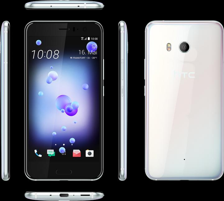 Actual product image HTC U11 (64 GB, Ice White, 5.50", Hybrid Dual SIM, 4G)