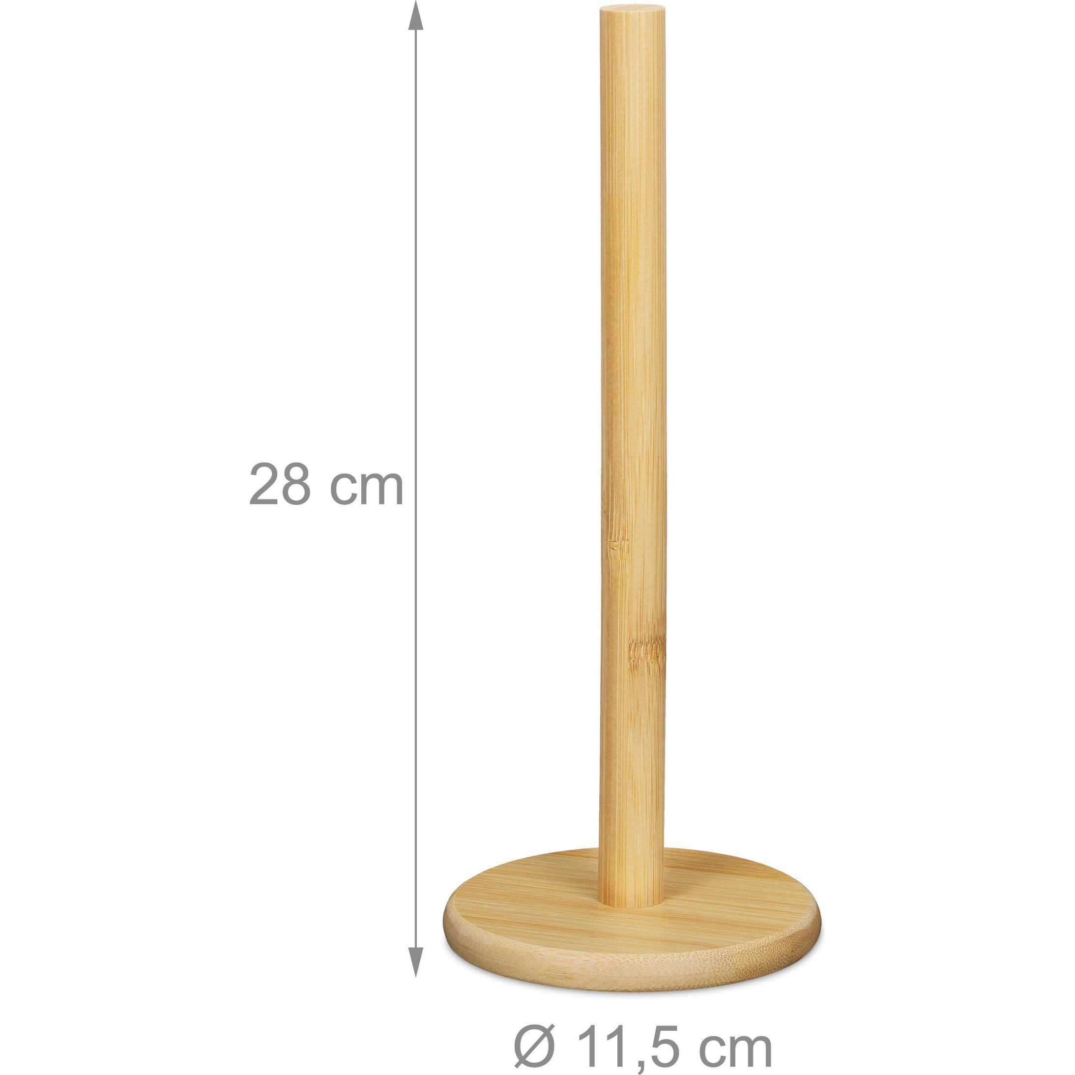 Thumbnail - Relaxdays Küchenrollenhalter, Küchenrollenhalter, Braun