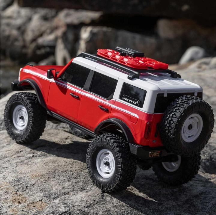 Image du produit Axial Rock Crawler SCX24 Ford Bronco, Rot RTR, 1:24 (RTR Prêt à fonctionner)
