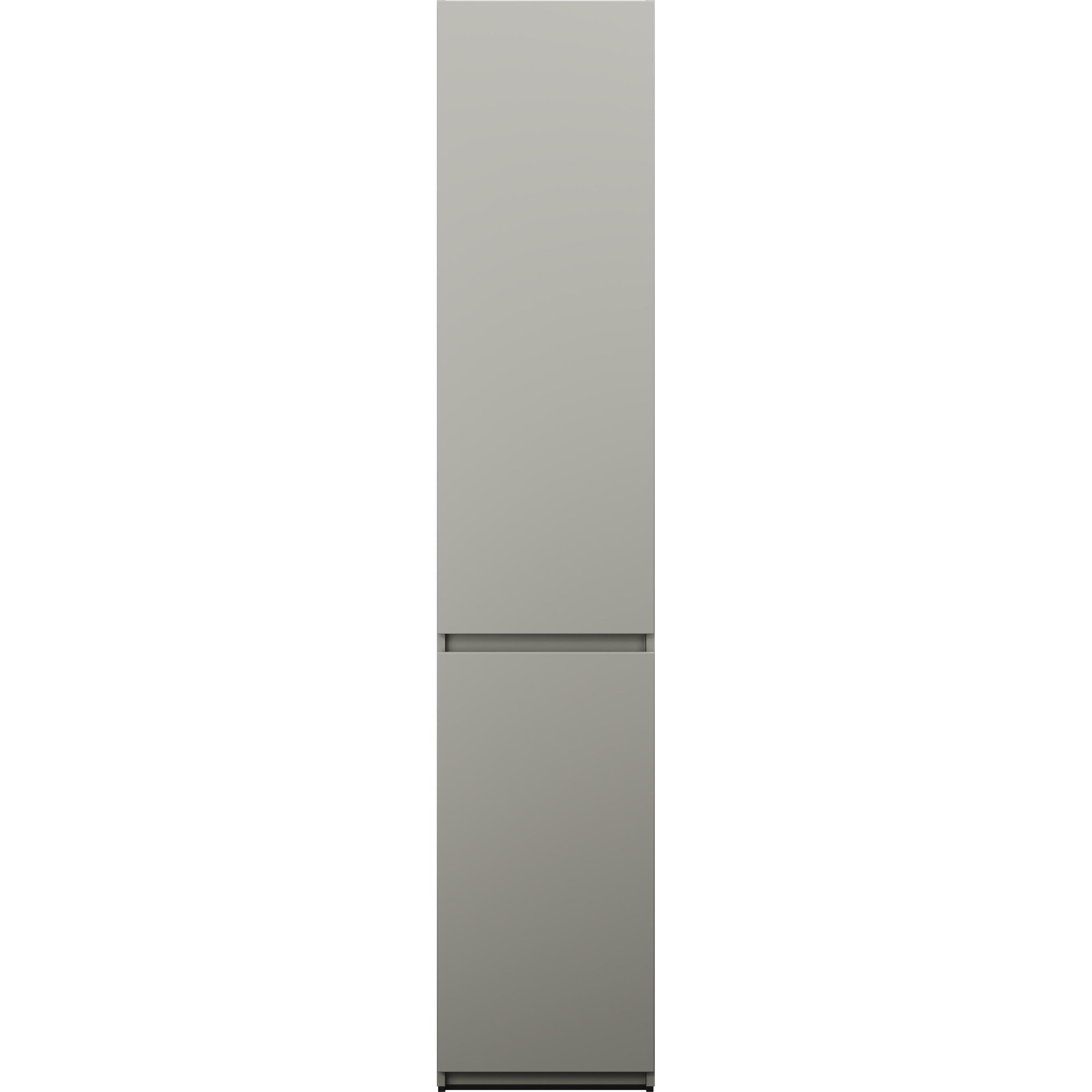 burgbad, Badezimmerschrank, Lin20 Hochschrank Bodenstehend mit 2 Türen, Tiefe 345mm, Türanschlag rechts, 400x345x2000m