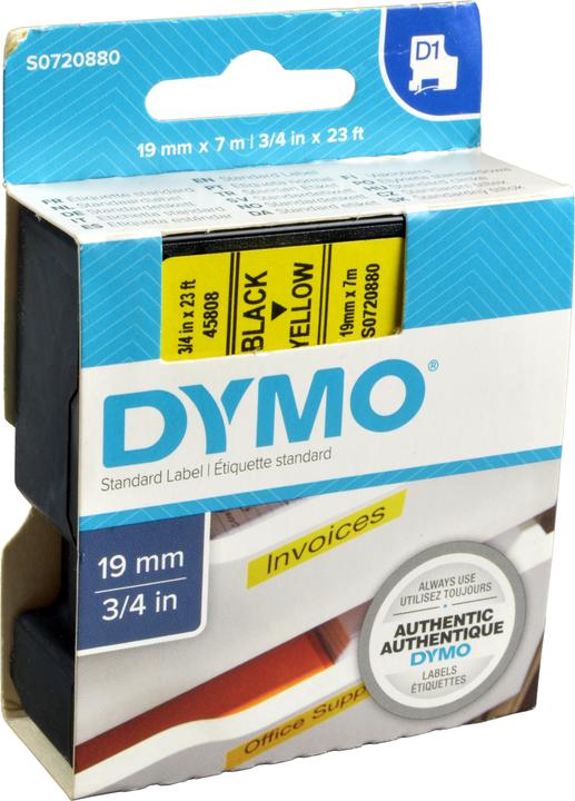 Produktbild Dymo S0720880 Standardband (1.90 cm, Gelb)