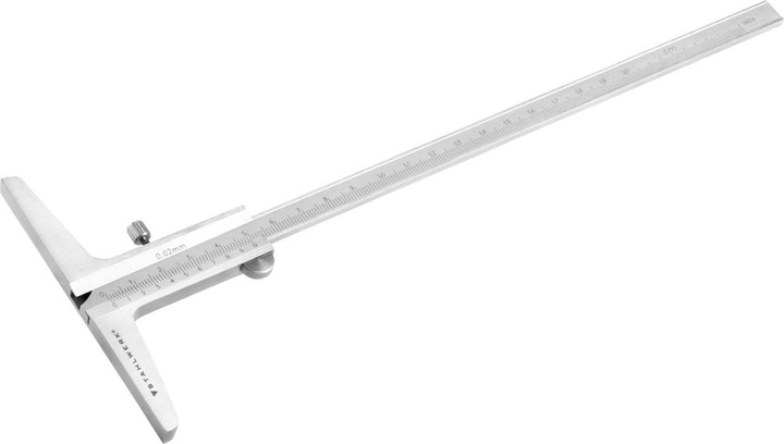 Stahlwerk Depth caliper 0-200 mm DIN 862 made of stainless steel (20 cm)