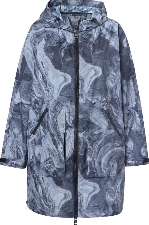 Produktbild Ulla Popken Regenmantel, wasserdicht, A-Linie, Seiten-Zipper, Kapuze (50, 52)