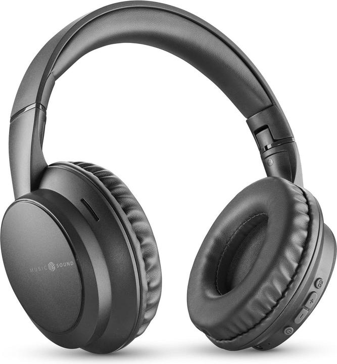 Music Sound Cuffie Bth Cellular Ms Boost Blk (No noise cancellation, 8 h, Wireless)