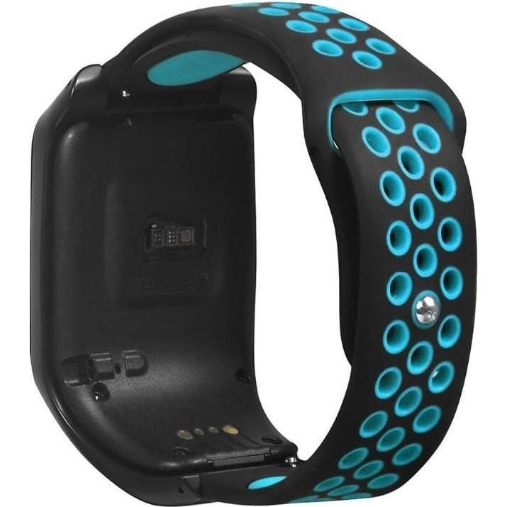 Thumbnail - Strap-it Sportarmband (Silikon), Uhrenarmband, Schwarz, Mehrfarbig, Blau