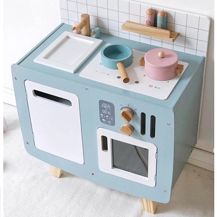 Produktbild Nelaroom Retro Holzküche mit Zubehör