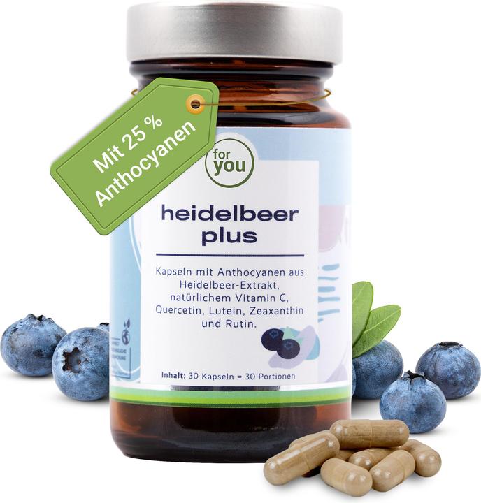 Actual product image For You blueberry plus (30 pcs., Capsules, 23.40 g)