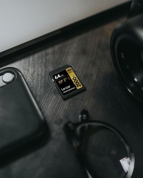 Produktbild Lexar Professional Gold 2000x (64 GB, SDXC, U3, UHS-II)