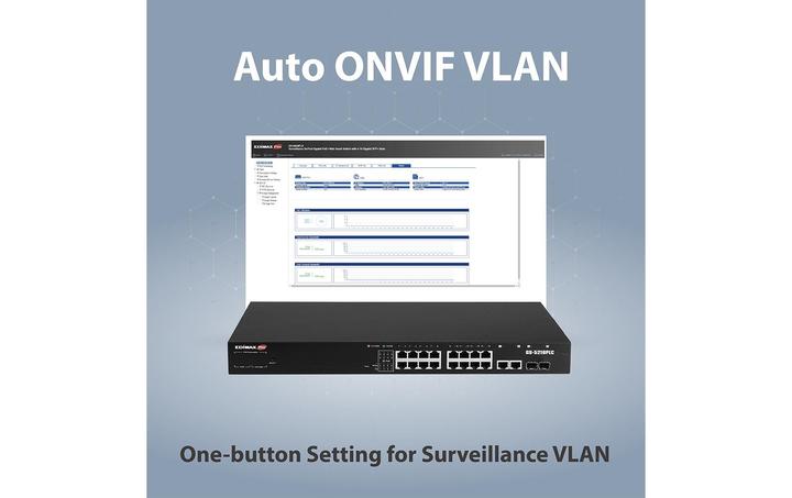 Productafbeelding edimax GS-5216PLC Netwerkschakelaar Gigabit Ethernet (10/100/1000) Power over Ethernet (PoE) (18 ports)