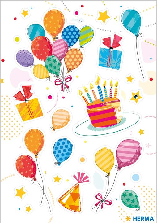 Produktbild HERMA Sticker Geburtstag