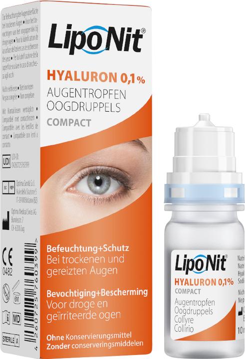 Immagine prodotto Lipo Nit LipoNit Augentropfen 0.1% (10 ml, Lipo Nit collirio 0,1)