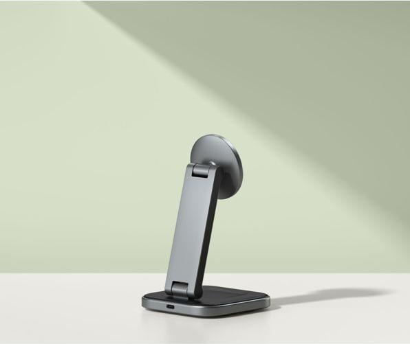 Actual product image Satechi 2-in-1 Foldable Charging Stand (15 W)