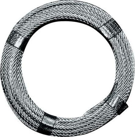 Immagine prodotto Nordwest Drahtseil D.2,0mm L.400m 6 x 7+1 FE Bruchkraft 2,34 kN Stahl,verz. (400 m)