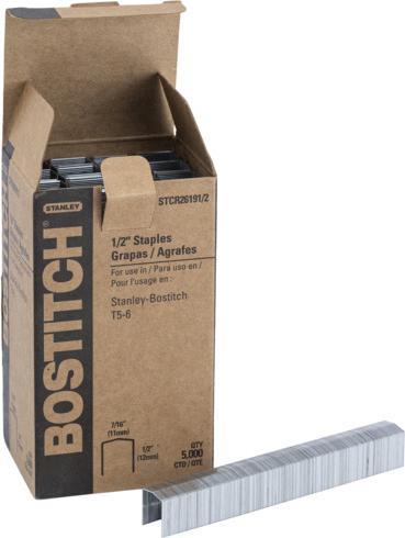Actual product image Bostitch Staples 12mm STCR2619 1/2 5000 pieces (5000 x)