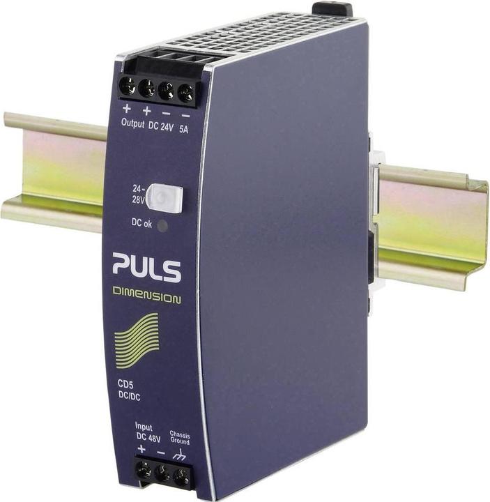 Actual product image PULS DC/DC converter DIMENSION CD5.24