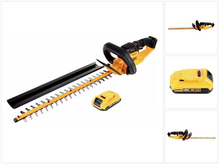 Produktbild DeWalt DCM 563 PB Akku Heckenschere 18V 55,8cm + 1x 2,0Ah Akku - ohne Ladegerät (Akkubetrieb)