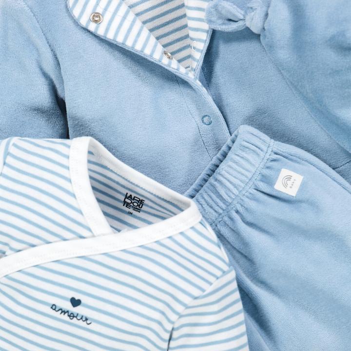 Image du produit La Redoute Collections Ensemble de 4 pièces pour nouveau-né (60)