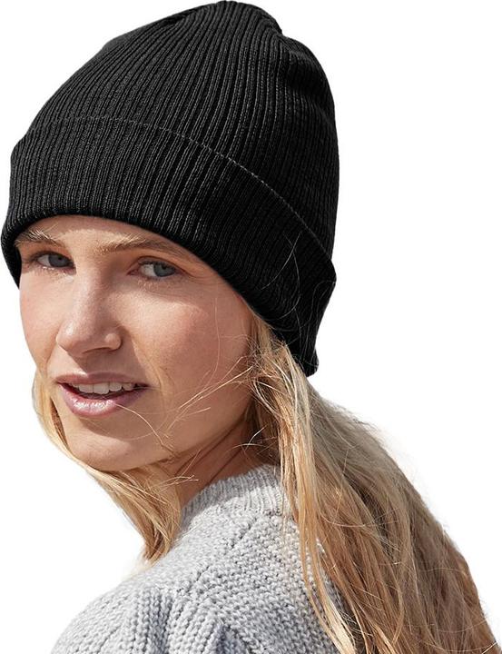 Produktbild Beechfield Erwachsene BioBaumwolle Feinstrick Beanie