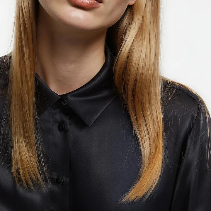 Produktbild La Redoute Collections Seidenbluse mit langen Ärmeln (L)