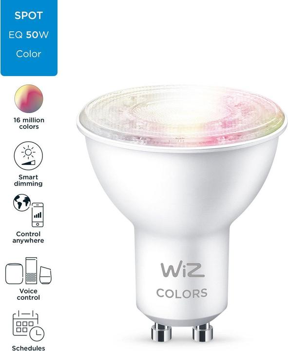 Produktbild WiZ Leuchtmittel (GU10, 4.70 W, 345 lm, 1 x, F)