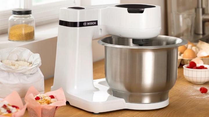 Produktbild Bosch Hausgeräte Serie 2 MUMS2EW01 food processor Stainless steel, White (700 W)