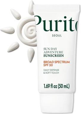 Purito Sun Day Adventure Korean Sunscreen - Smoothest and Lightest Texture (Sonnencreme Gesicht)