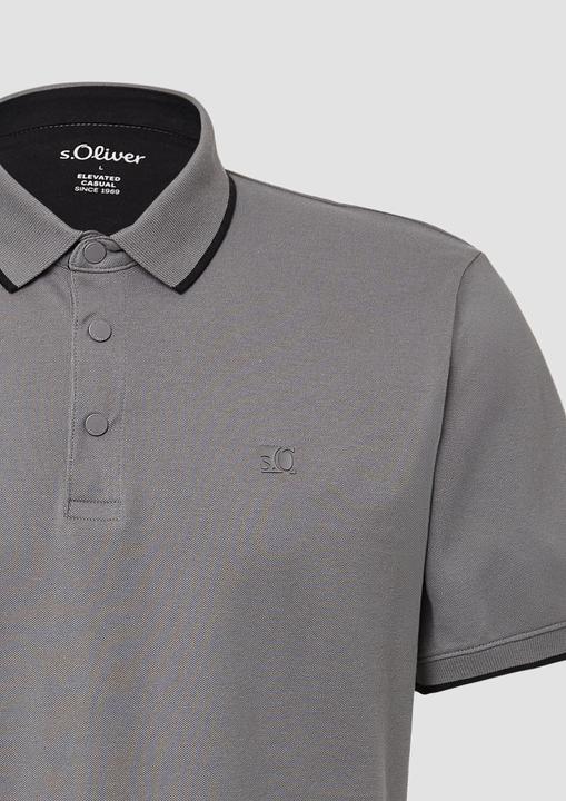 Image du produit S.Oliver Polo-Shirt Sportives Piqué-Poloshirt mit Kontrast-Details (S)