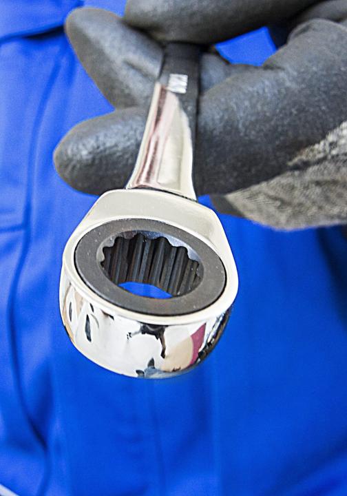 Produktbild Vigor Knarren-Ring-Maulschlüssel-Sat (19 mm, 10 mm, 17 mm, 8 mm, 13 mm)